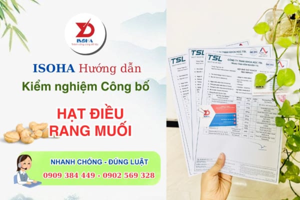 Công bố HẠT ĐIỀU RANG MUỐI: nhanh, đúng luật