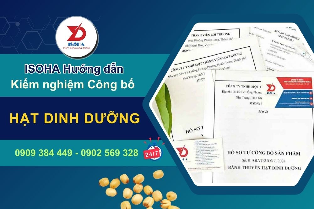 Thủ tục hồ sơ công bố chất lượng hạt dinh dưỡng mới